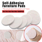 Premium Felt Furniture Floor Protector Pads | Self-Adhesive Heavy-Duty Round